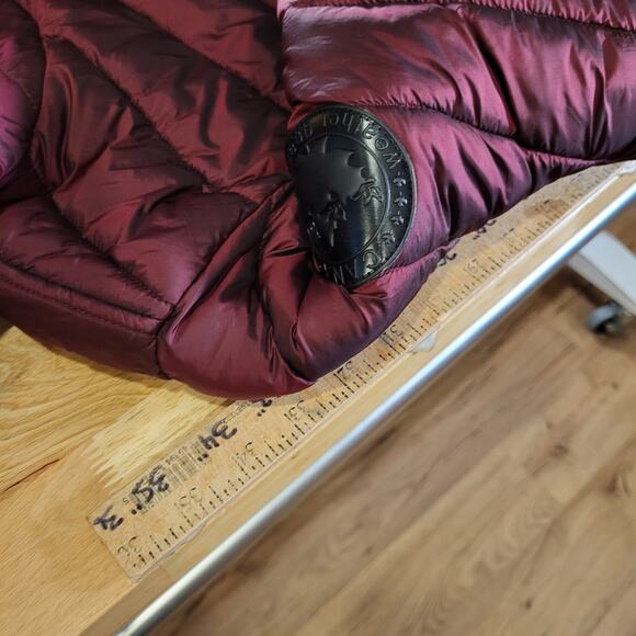 Canada Weather Gear Long Midi Puffer Hooded Jacket Pockets 21"p2p - Picture 8 of 12